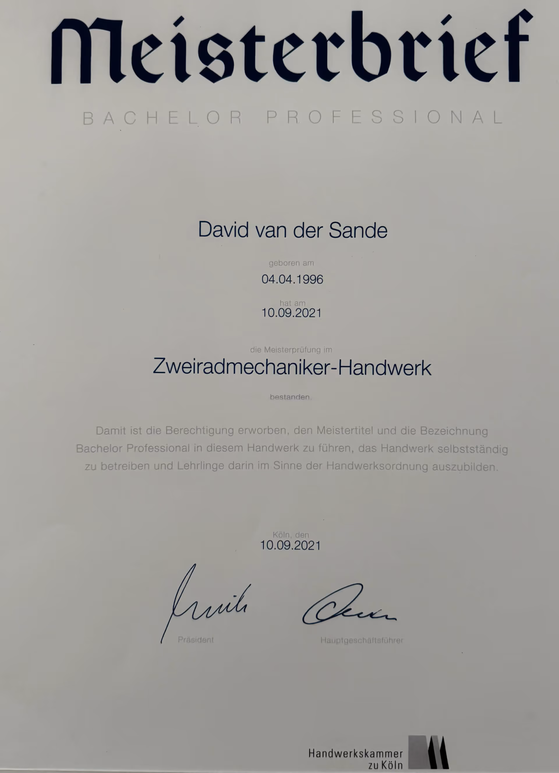 Meisterbrief