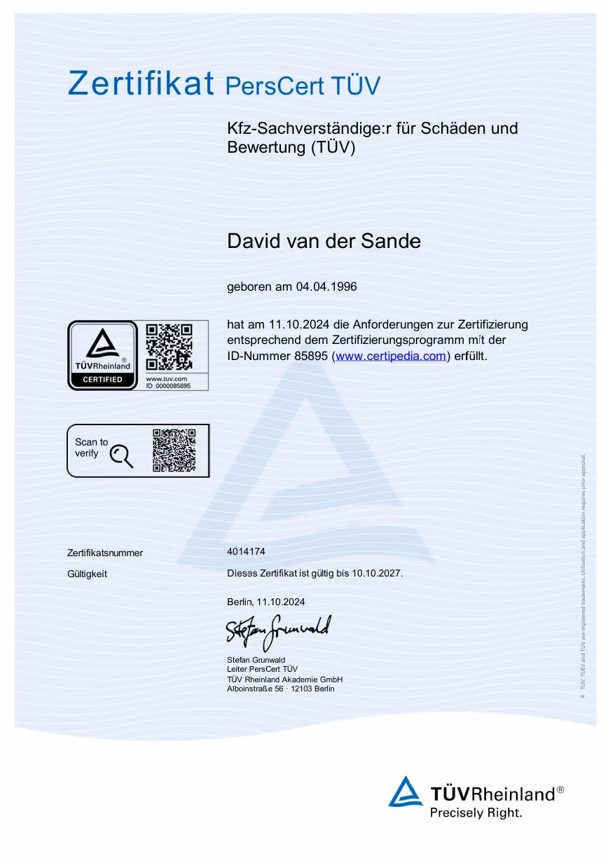 TÜV-Zertifiziert